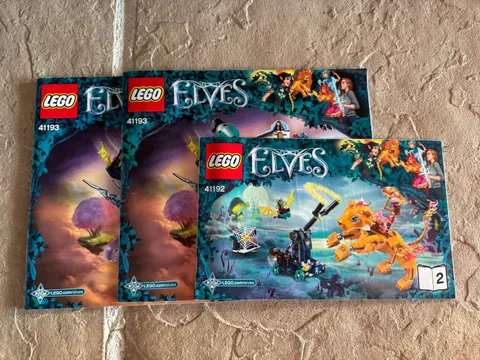 LEGO Elves 41192 and 41193 Instruction Manual Booklets