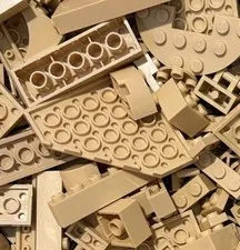 TAN Lego Lot By Color  1/2 LB Pound 200 Pieces Sorted Bulk Buy More & SAVE!