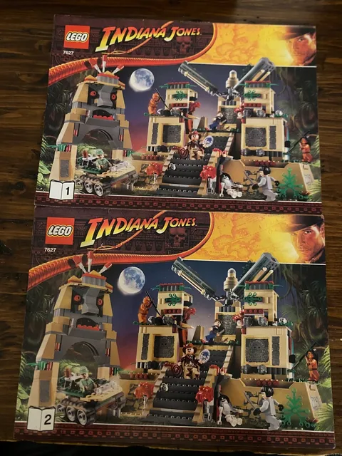 Lego Indiana Jones TEMPLE OF THE CRYSTAL SKULL 7627 *INSTRUCTIONS ONLY*