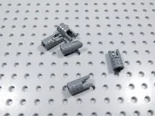 LEGO Lot of 5 Dark Bluish Gray Technic Hinge Cylinders BD
