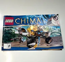 LEGO Legends of Chima Illustrated Instruction Manual Booklet 70002 EN DE FR JP