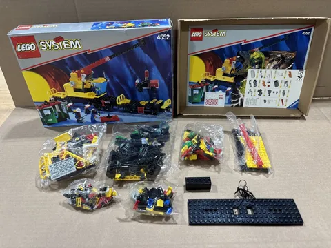 LEGO Trains: Cargo Crane (4552)  Box In Rough Shape Bags All Sealed