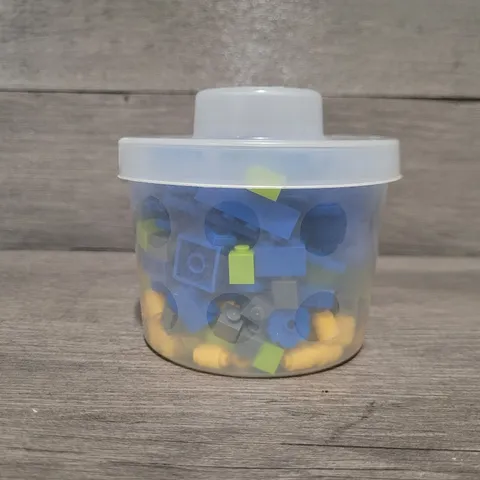 Vitnage 2002 Lego clear Pick a Brick clear Container with legos