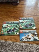 Lego Agents Deep Sea Quest Manual Only 8636 Instruction BOTH BOOKS + 8631 Book