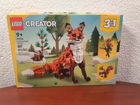 LEGO Creator 3 in 1 Forest Animals: Red Fox 31154 667 Pcs  9+ NEW