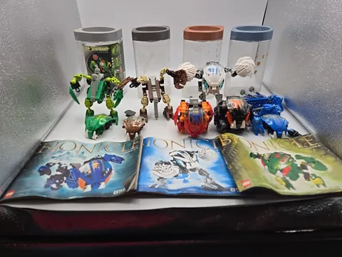 2002 Lego Bionicle BOHROK (8560 - 8565) Incomplete Set of 6 with Krana