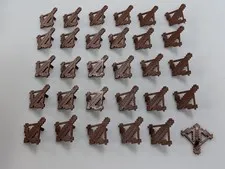 Lego x30 New Reddish Brown Minifigure Weapon Crossbow Pixelated Minecraft 65510