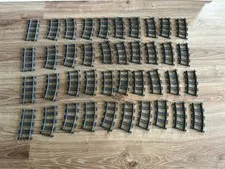 •••LEGO City Train Track Lot – 40 pcs Dark Gray  - 36 Curved - 4 Straight•••