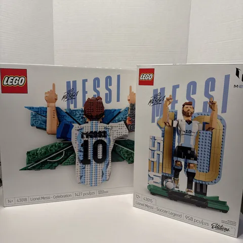 Lego Lionel Messi Bundle: Celebration & Soccer Legends Set *Brand New & Sealed*