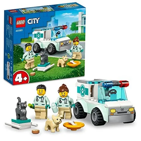 LEGO City Animal Ambulance 60382 Toy Block Present Animal Animal Rescue Boys Gir