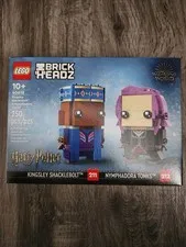 LEGO Harry Potter Kingsley Shacklebolt & Nymphadora Tonks Brickheadz Set 40618