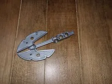 1 Lego Part 44031 Bionicle Weapon Aqua Axe Silver Toa Nuva Toa Hagah Retired pc 