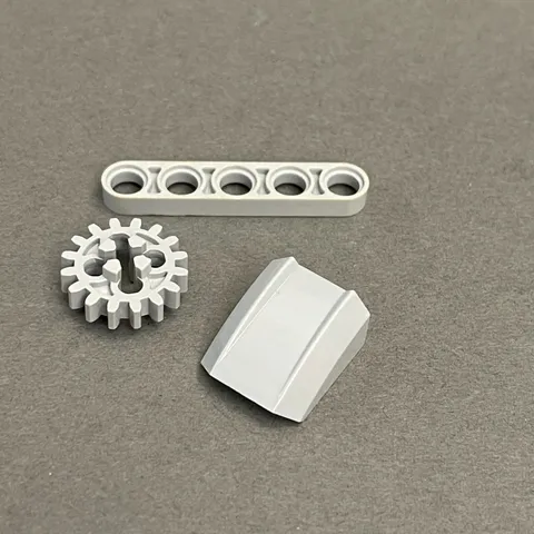 Lego 4019 30602 32017 Light Old & Blue Gray Replacement Parts Pieces Lot of 3