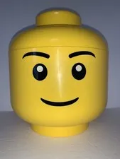 Lego LG Yellow Brick Storage Case Head