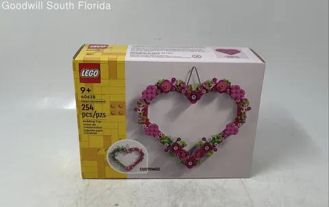 Lego 40638 Customize Heart Ornament 254 Pieces Building Toy Set Ages 9+
