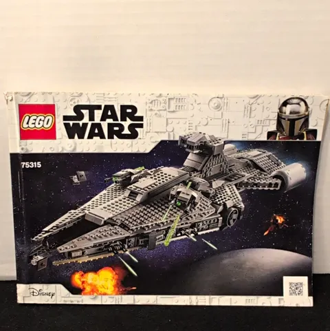 LEGO Star Wars 75315 Imperial Star Destroyer Manual Booklet
