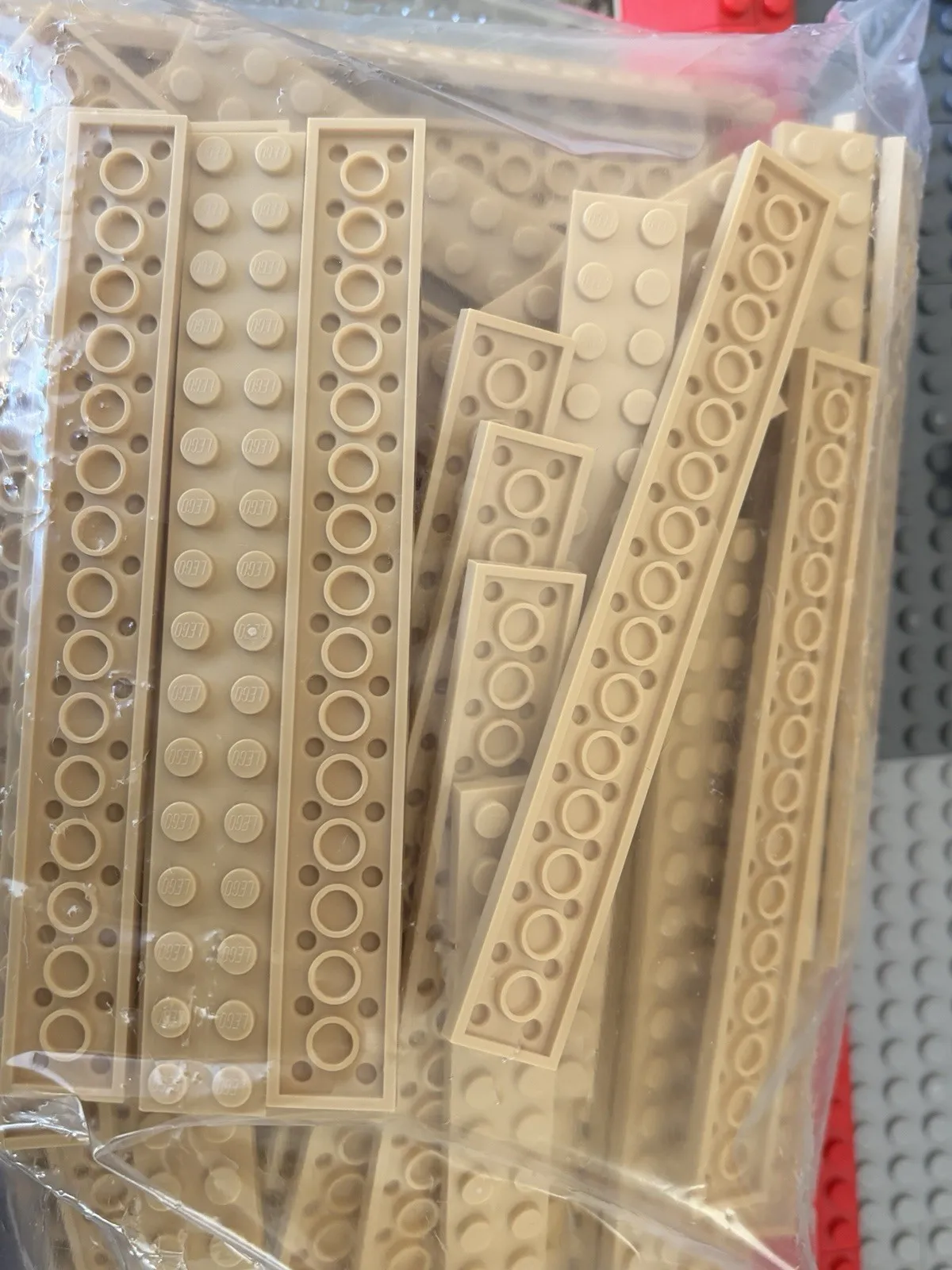 LEGO NEW 2x16 Tan Plate Brick 4282 6030980