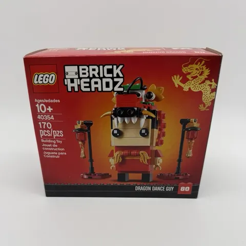 LEGO BrickHeadz Seasonal Dragon Dance Guy 40354 Box 170 pcs Ages 10+