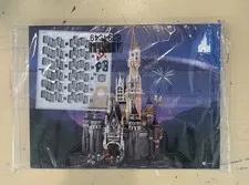 NO BRICKS! LEGO 71040 The Disney Castle - Instruction Manual & Sticker Sheet NEW