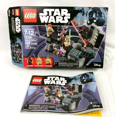 Lego Star Wars 2017 Duel on Naboo 75169 EMPTY BOX AND INSTRUCTIONS ONLY