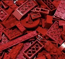 Dark Red Lego Lot by Color 1/2 LB Pound 200 Pieces Sorted Bulk BUY MORE & SAVE!