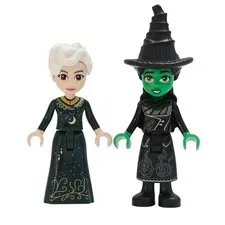 Lego Wicked Minifigures Madame Morrible & Elphaba Wizard of Oz FRIENDS Mini Doll