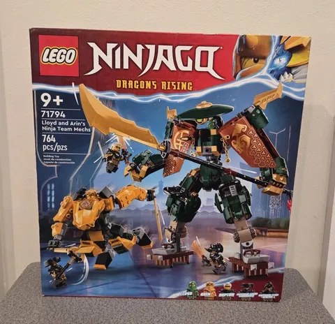 NEW Lego Ninjago Dragons Rising 71794 Lloyd and Arin's Ninja Team Mechs 764 pcs
