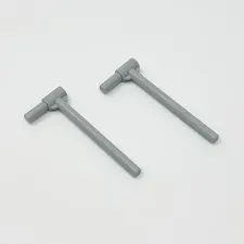 87618 LEGO Parts Bar 5L w/ Handle (friction ram) LIGHT BLUISH GRAY (2)