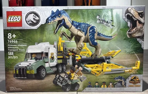 🔥LEGO 76966 Jurassic World: Dinosaur Missions: Allosaurus Transport Truck NEW!