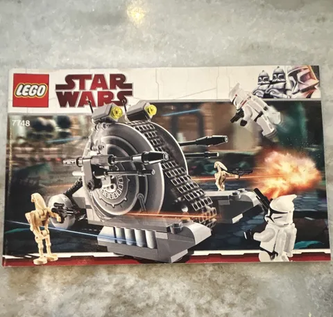 LEGO Star Wars Set 7748 Corporate Alliance Tank Droid Manual Booklet Illustrated