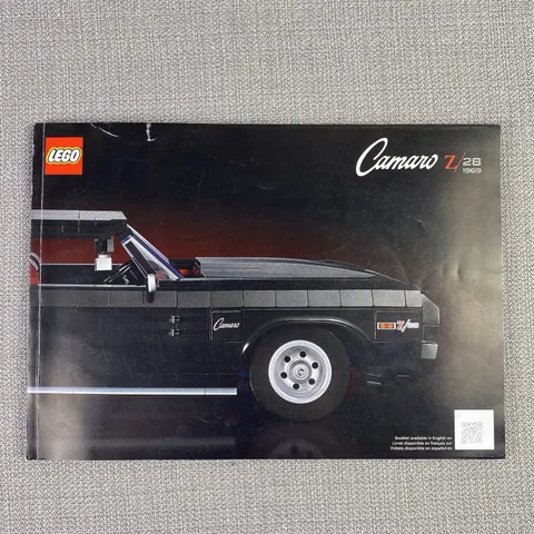 LEGO 1969 Chevrolet Camaro Z28 Building Instruction Manual BOOK ONLY