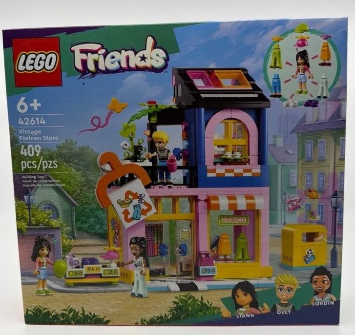 LEGO Friends Vintage Fashion Store Toy Building Set 42614