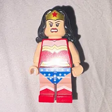 LEGO DC Super Heroes Batman Superman Wonder Woman Minifigures Lot of 3 Cape