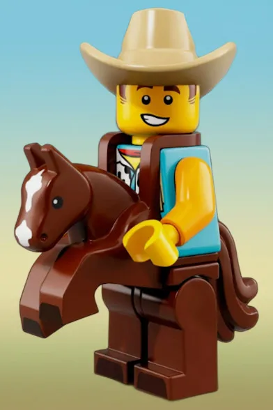 LEGO Minifigure Series 18 - 71021 - Cowboy Costume Guy #15