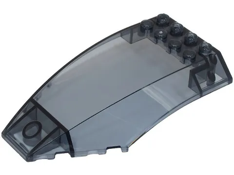 LEGO 10x Trans-Black Windscreen 10 x 6 x 2 Curved inv.624