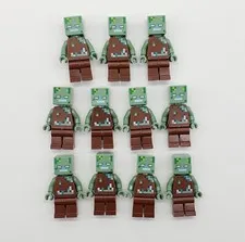 Lot of 11 Lego Minecraft Drowned Minifigure 21247 21164 21178 21256 21254