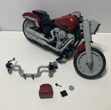 LEGO CREATOR Harley Davidson Fat Boy 10269 Incomplete Motorcycle Bike - Parts