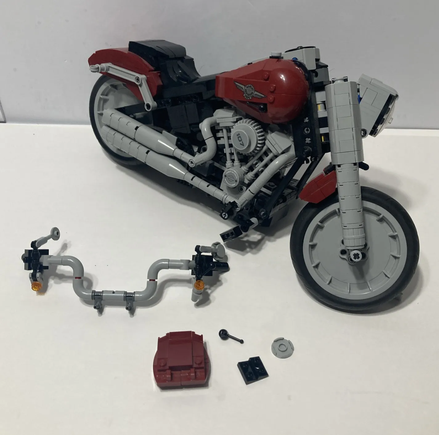 LEGO CREATOR Harley Davidson Fat Boy 10269 Incomplete Motorcycle Bike - Parts