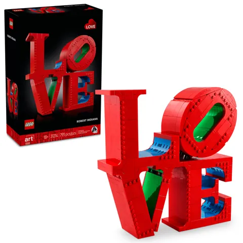 LEGO Art LOVE 31214 Building Set Collectible Home Decor Adult Wall Art Gift