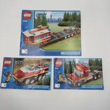 Lego City 4430 Manual Set Of 3
