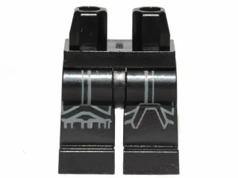 LEGO® Part 970c00pb0951 - Hips and Legs with SW Stormtrooper Gray