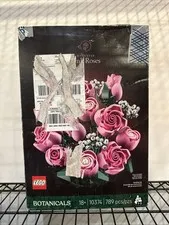 LEGO Botanicals Bouquet of Pink Roses Artificial Flowers 10374 Building Toy Set