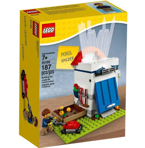 New Sealed Retired LEGO #40188 "Pencil Holder" Garden Shed 187 Pieces