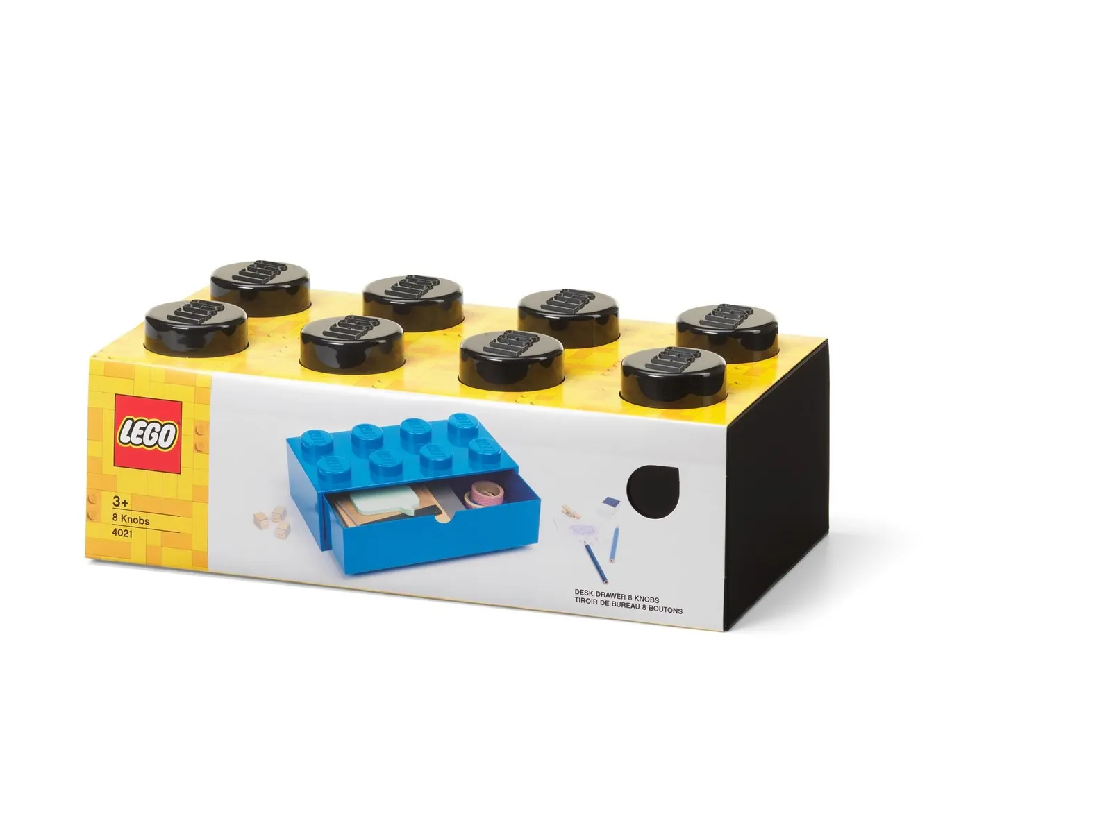 LEGO Storage Products: 40211733 8-Stud Desk Drawer Black NEW