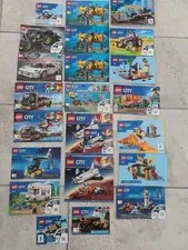 LEGO CITY Instruction Manuals: Lot of 24 Booklets (See Details for Item #s)