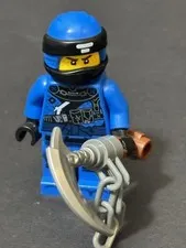 LEGO Ninjago Minifigure Jay Hunted with Chain Weapon Foil Pack From Set 891946