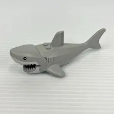 Genuine Lego Large Great White Shark Minifigure from set 60266 Ocean Exploration