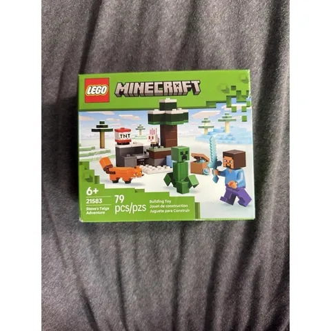 LEGO Minecraft Steve's Taiga Adventure 21583 Building Set