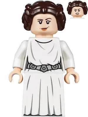 LEGO® Minifigure Star Wars sw1036 Princess Leia (White Dress Detailed Belt Skirt