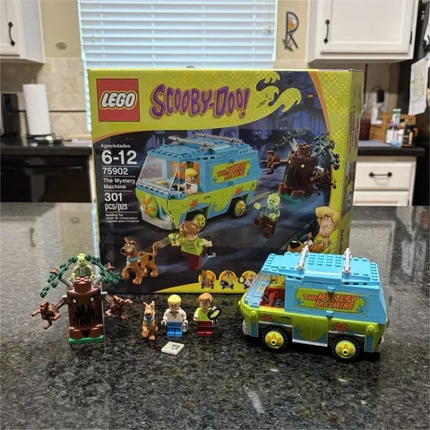 LEGO Scooby-Doo The Mystery Machine 75902 Complete Set 301pcs Box & ALL Minifigs